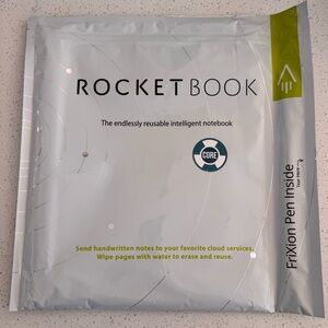 Rocketbook Reusable Notebook with Frixion Pen - Silver
